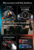 2026 New T-Rex3 Pro 1100mAh Battery Smart Watch GPS path 5ATM Waterproof Sports Run tracker Outdoors Compass Military Smartwatch