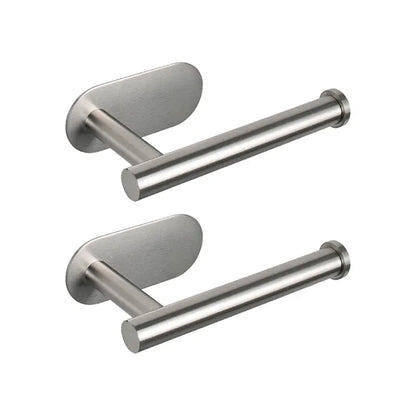 No Drilling Toilet Paper Holder SUS304 Stainless Steel Self Adhesive Wall Mount Tissue Towel Roll Dispenser for Bathroom Kitchen