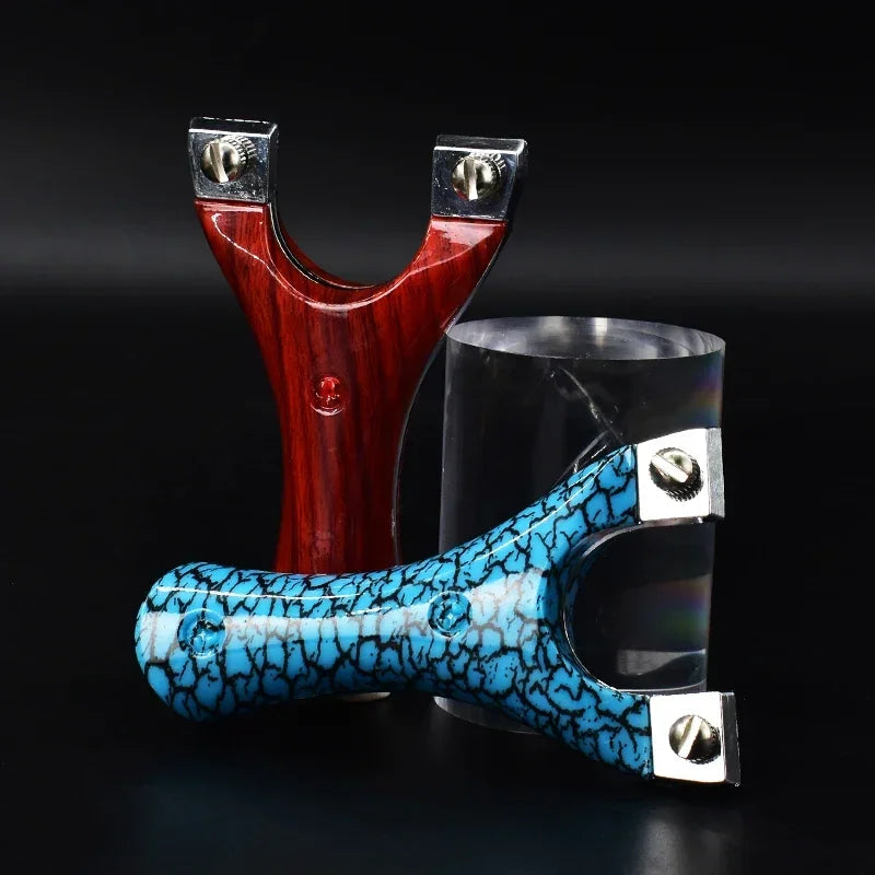 Wild Hunting Precision Shooting Sling Portable Slingshot Four-color Exquisite Slingshot Outdoor Shooting Toy New Fast Press