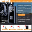 LEIBOO-Compressor De Ar Portátil Para Pneus De Carro, Inflador Rápido, Pressão Precisa, Bomba De Ar Para Motocicleta, Bicicleta, Bola