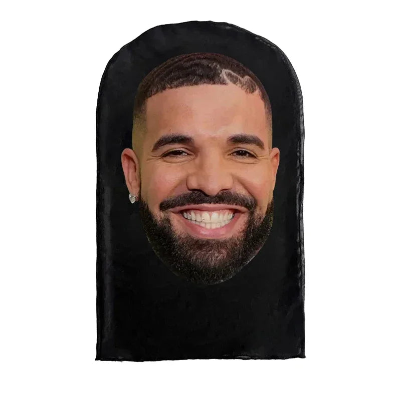 Nova Máscara de Rosto Inteiro Unissex Estilo Kanye/Drake, Impressa em 3D com Malha Elástica – Ideal para Cosplay, Festas e Simulações (Estilo Balaclava)