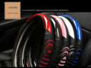 Three-dimensional Honeycomb Steering Wheel Cover  Durable Leather Cover with Anti-slip Linning Universal 14.5-15in