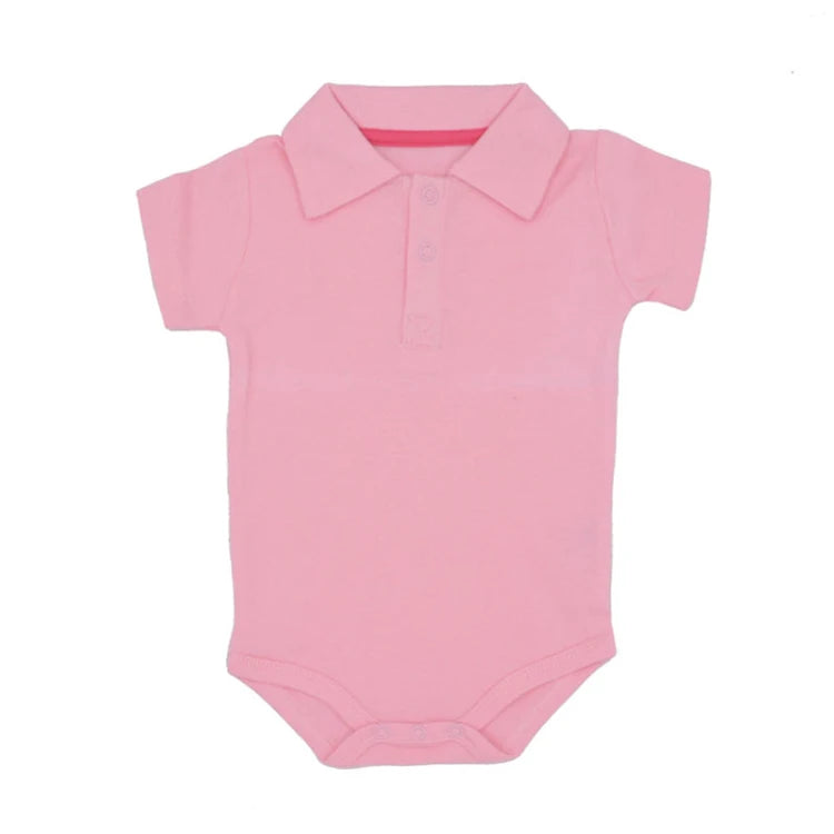 Peleles de verano para bebé niño y niña, con cuello vuelto, ropa de algodón para recién nacidos de 0 a 2 años, conjuntos para bebés