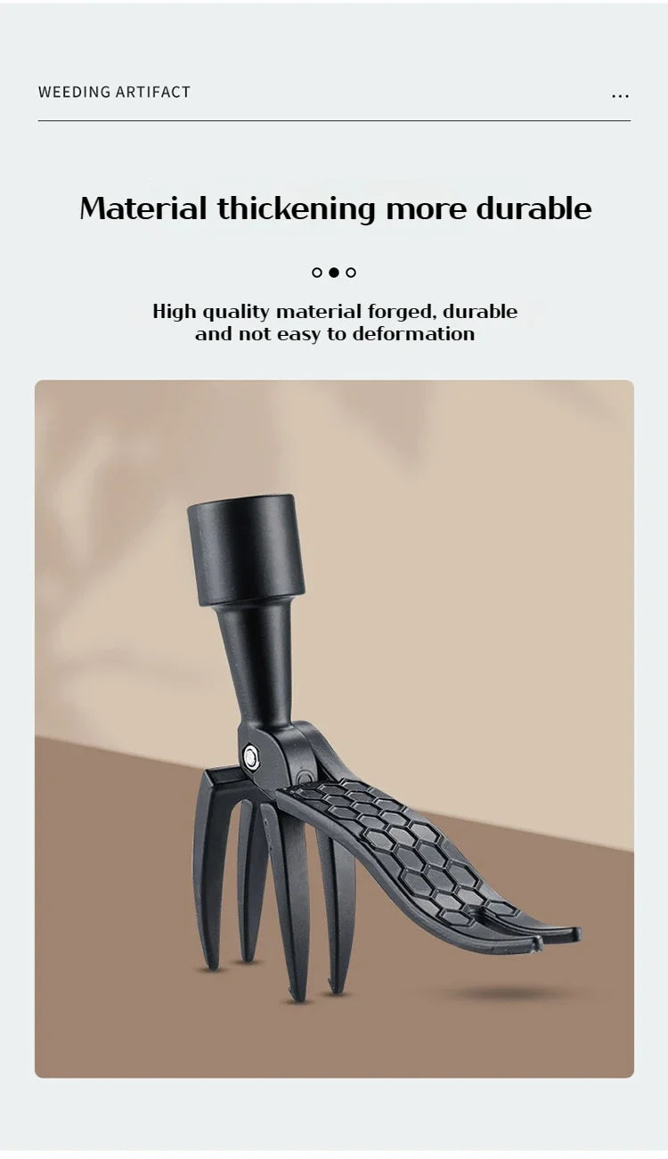 Stand Up Weed Puller Tool with Screw Holes Portable Weeding Head Replacement Gardening Digging Weeder Removal Accessory