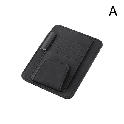 Visor Storage Multi-Pocket Car Sun Visor Document Storage Multi-functional Pen Card Glasses Clip Holder Organizer Interior Acces