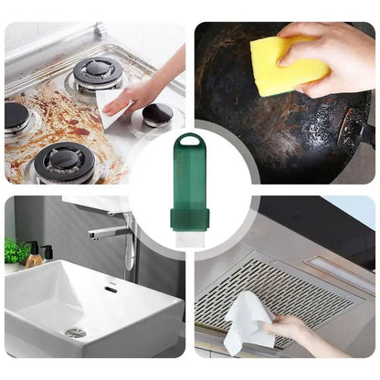 Resuable Stain Remover Rubber Eraser Kitchen Faucet Limescale Eraser Bathroom Glass Stain Rust Remover Cleaning Supplies