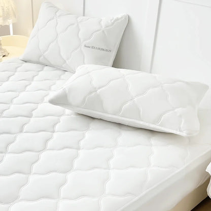 Bedspreads Cover Fitted Bed Sheets Waterproof Mattress Coverlets Elastic Band Protector Pads for Single/Double/King/Queen Bed