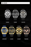 NAVIFORCE Luxury Men's Watch Waterproof Sports Quartz Clock Silicone Strap Chronograph Luminous Wristwatches Relogio Masculino