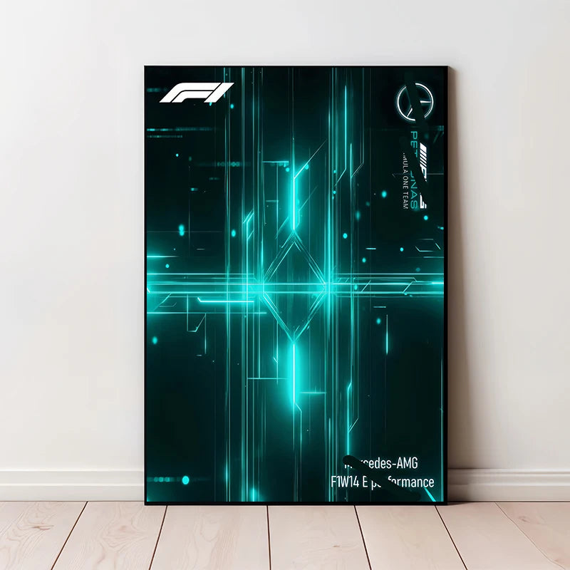 Modern Famous Racing Cars Series Gradient Posters Canvas Printing Minimalist Wall Art Picture for Living Room Home Decor Gifts