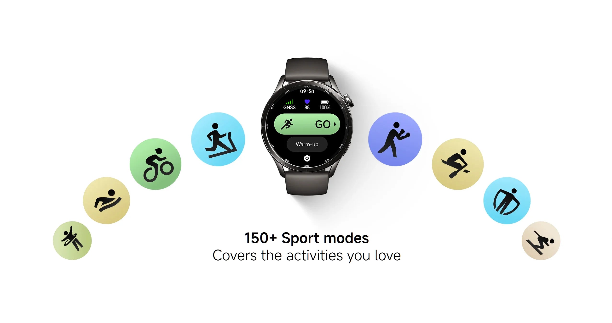 Smartwatch Xiaomi Watch S5 (Versão Global) – Tela AMOLED de 1,48", bateria com 21 dias de duração, monitoramento de saúde 24 horas e mais de 150 modos esportivos.