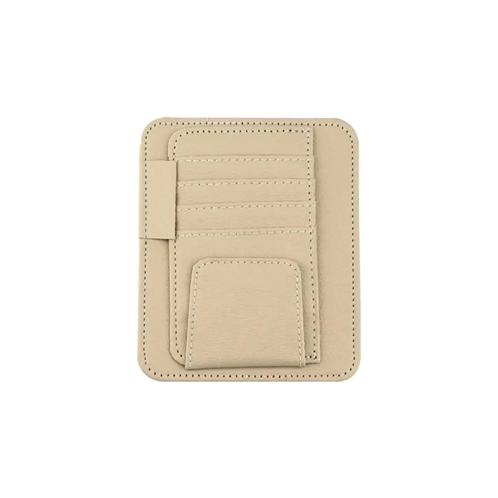 Visor Storage Multi-Pocket Car Sun Visor Document Storage Multi-functional Pen Card Glasses Clip Holder Organizer Interior Acces