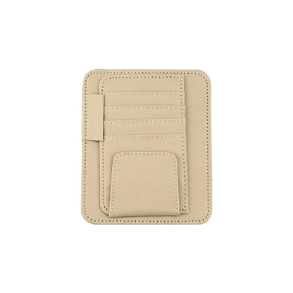 Visor Storage Multi-Pocket Car Sun Visor Document Storage Multi-functional Pen Card Glasses Clip Holder Organizer Interior Acces