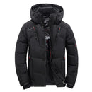 -20 Degree Down Jacket Male Winter Parkas Men White Duck Down Jacket Hooded Outdoor Thick Warm Padded Snow Coat Oversize M-4XL