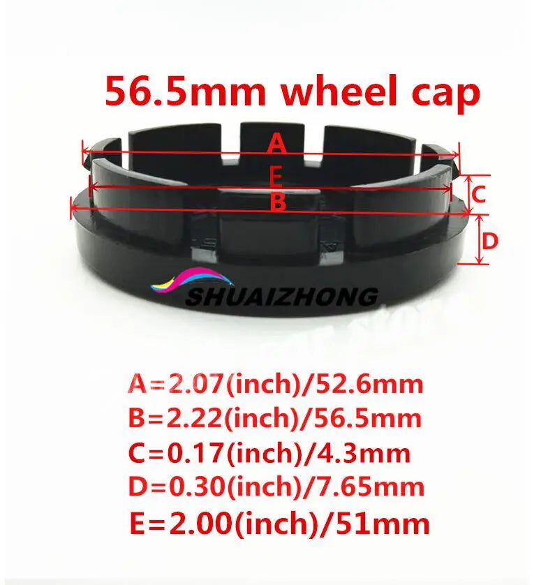 4pcs 56mm Car Wheel hub emblem Center Cap Badge covers sticker Decals Styling no logo for Paste Wheel Center