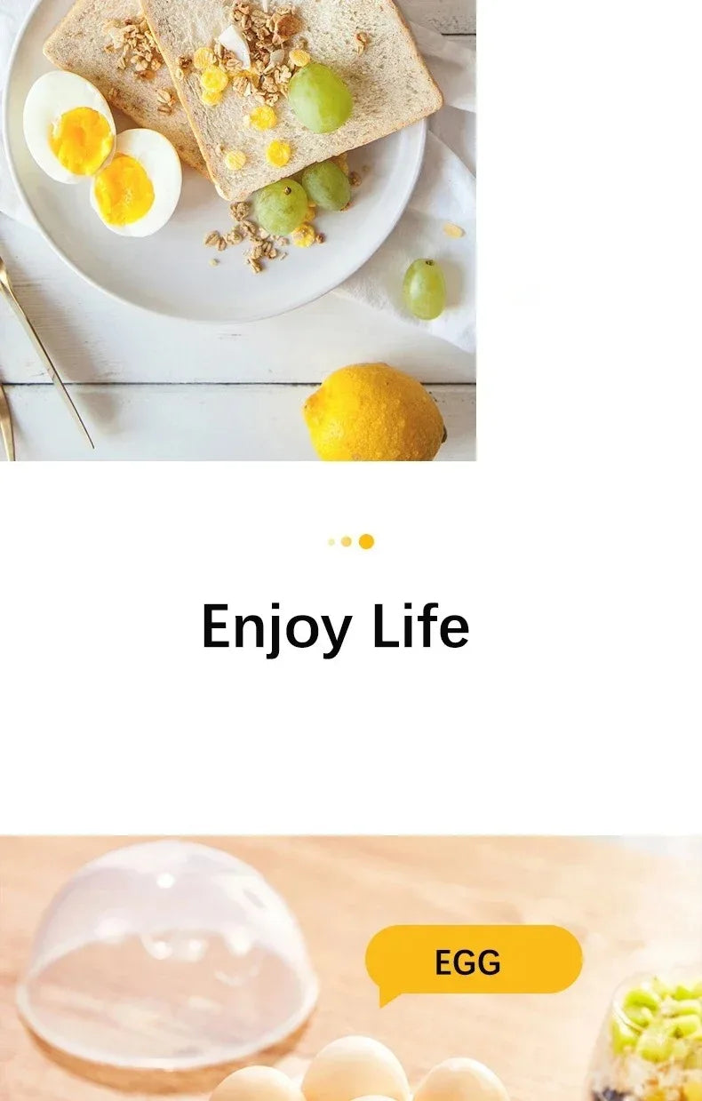 Automatic Electric Egg Steamer Multifunctional Electric Egg Boiler Double-Layer Egg Cooker Mini Kitchen Breakfast Machine