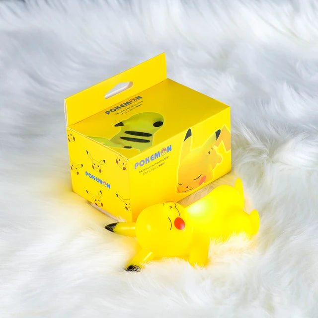 Pokemon Pikachu Anime Soft Night Light, Luz LED bonito, Luz de cabeceira do quarto, Decoração do quarto, Decoração de mesa Kawaii, Dute Light, Novo