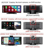 Srnubi 10.26" Dash Cam Rearview Carplay Android Auto 4K DVR Navigation Player Dual Lens Recorder Dashboard WIFI BT