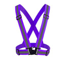 Resaltar correas reflectantes correr de noche ropa de montar chaleco chaleco de seguridad ajustable banda elástica para adultos y niños