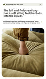 New rotating sofa chair, living room balcony fabric lazy sofa, adjustable backrest rotating leisure chair swivel chair
