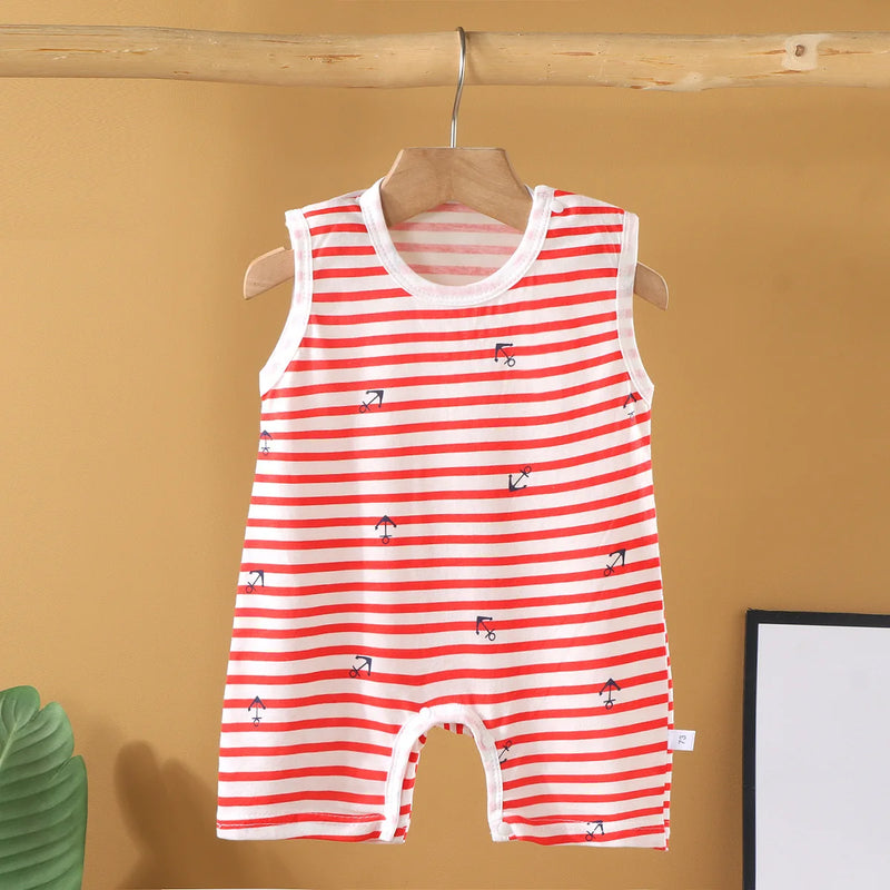 New 2025 Soft and Lightweight Cotton Baby Crawling Clothes for Boys Girls Aged 1-20 Months Children Romper Kids Homewear