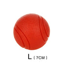 MADDEN S-XL Sizes Solid Rubber Balls Bouncy Ball Bite Resistant Indestructible Dog Training Interactive Ball Pet Toy Molar Ball