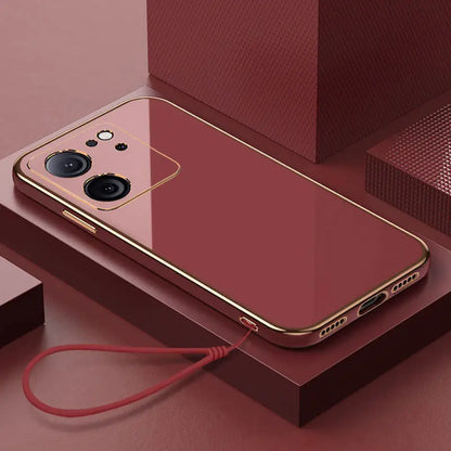 For Xiaomi 13T Pro Case Xiaomi 13T Cover MI 13T pro Phone case mi13t xiao mi 13t pro Luxury Square Plating Shockproof Back Cover