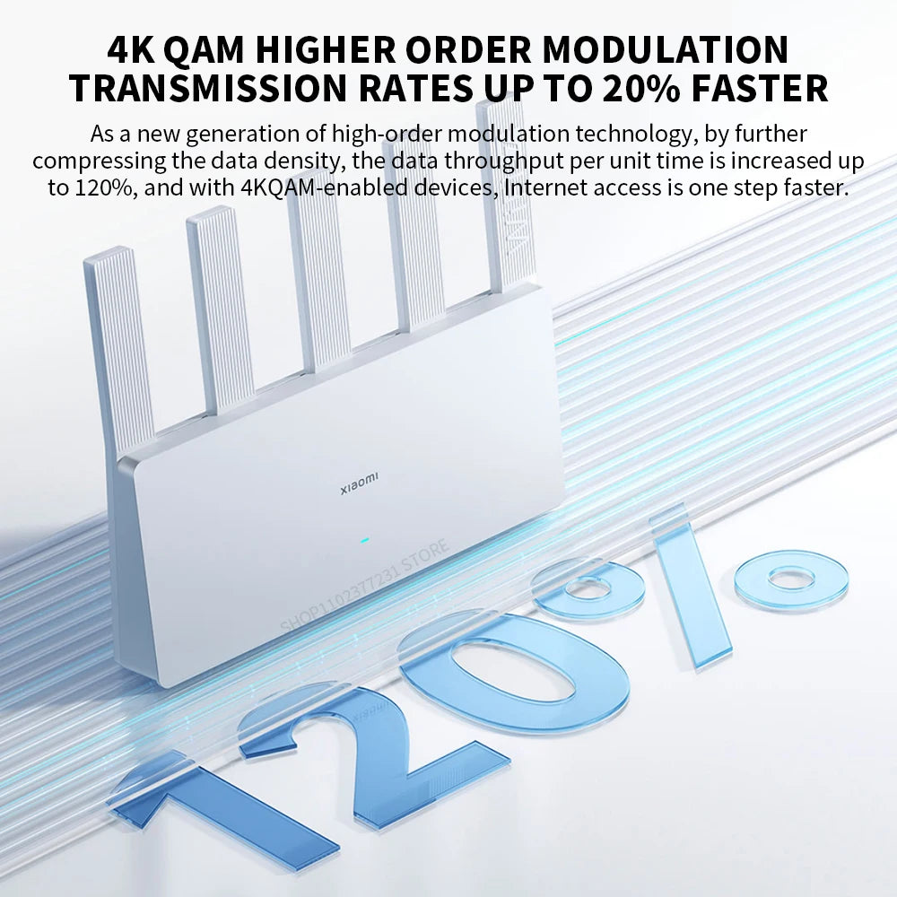 Nuevo enrutador Xiaomi BE5000 Wi-Fi 7 de 2,4/5 GHz, malla de doble frecuencia, puerto de red de alta velocidad de 2,5 G, amplificador de señal IPTV OFDMA Mi Home