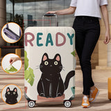 Luggage Protective Cover With Cartoon Print