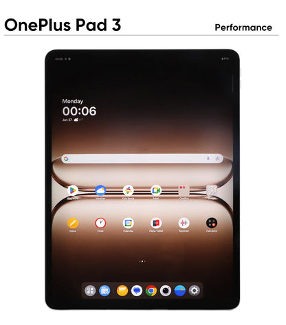 OnePlus Pad 3 13.2inches Tablet 144Hz Screen 12140mAh Snapdragon 8 Battery 13MP Rear Camera 8 Speakers 80W Charge Global Version