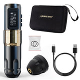Ambition MARS-U Professional Wireless Tattoo Machine Pen Adjustable Stroke 2-4mm Cartridge 1800mAh Coreless Motor Tattoo Artists