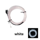 10/5/3/2/1M Glow EL Wire Neon Cable Christmas Dance Party DIY Costumes USB Switch Light Battery Voice control Lamp LED Mask Ball