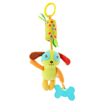 Baby Hanging Rattles Soft Sensory Learning Toy Plush Animals Stroller Infant Car Bed Crib Travel Activity for Babies Toddlers
