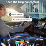 OTTOMOTION Android Ai Box Wireless CarPlay Adapter Android Auto Built in Youtube Netflix Tiktok IPTV for Car with Wired Carplay