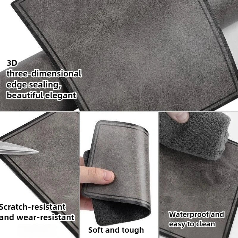 4 pcs Suede Waterproof Non-Slip Cup Coasters Center Console Car Decor for Volkswagen Golf 8 R-Line & Pro Accessories