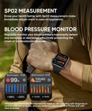 2025 New For Xiaomi Smart Watch Men Women 1.85-Inch HD AMOLED Full Touch Screen IP68 Waterproof Bluetooth Call SmartWatch Man