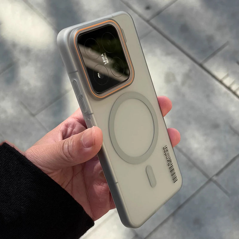 Magsafe Wireless Charge Magnetic Case For Xiaomi 14 13 15 Pro Ultra 14T Pro Luxury Shockproof Bumper Phone Cover