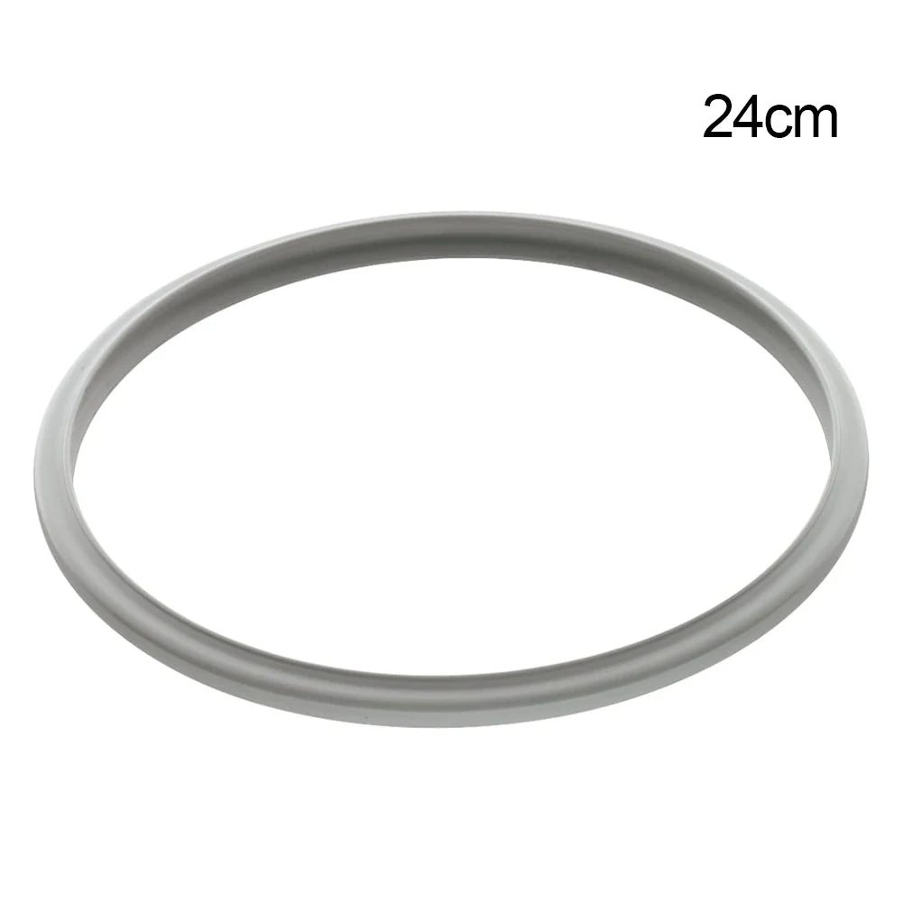 Anillo de sellado de silicona para olla a presión, junta de repuesto gris, accesorios de cocina, 18 cm, 22 cm, 24 cm, 26 cm 