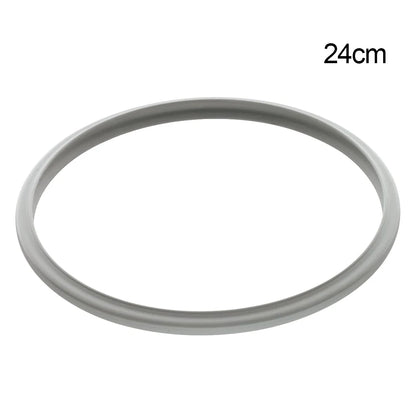 Anillo de sellado de silicona para olla a presión, junta de repuesto gris, accesorios de cocina, 18 cm, 22 cm, 24 cm, 26 cm 