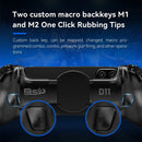 Controlador de juegos telescópico BSP D11 con luz RGB para teléfono móvil, con turbo, giroscopio de 6 ejes y vibración para Android, iOS, PS4, Switch y IP.