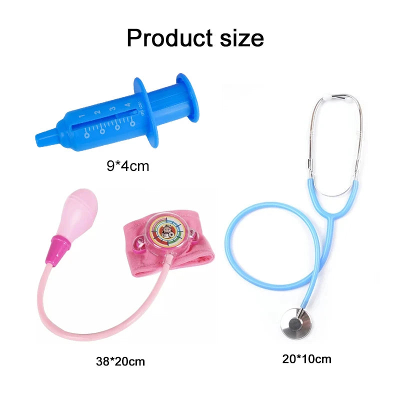 Doutor Pretend Play Puzzle Para Crianças, Brinquedo Interativo Educação Infantil, Roupas de Enfermeira, Presentes de Aniversário Para Crianças, Puzzle Pretend Play, TMZ