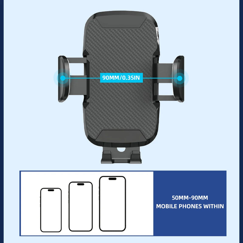 360° Rotating Car Phone Holder Universal Windshield Dashboard Phone Mount Flexible Long Arm Bracket Support GPS Suction Base