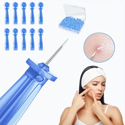 Stainless Steel Disposable Blackhead Remover Acne Needles Blackhead Remover Tool Removal and Facial Cleaning Needles