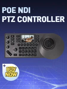 4K/1080P SDI NDI PTZ Camera 10X/20X Optical Zoom, HDMI/USB/POE | IP Live Streaming Camera for Church/Meeting/Broadcast (Youtube)