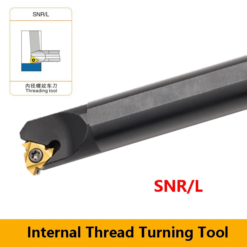 LIHAOPING SNR0008K08 SNR0012M11 SNR0016Q16 SNR0020R16 SNR0020R22 SNR0025S22 SNR Herramienta de torneado de rosca interna Cortador de torno 16IR