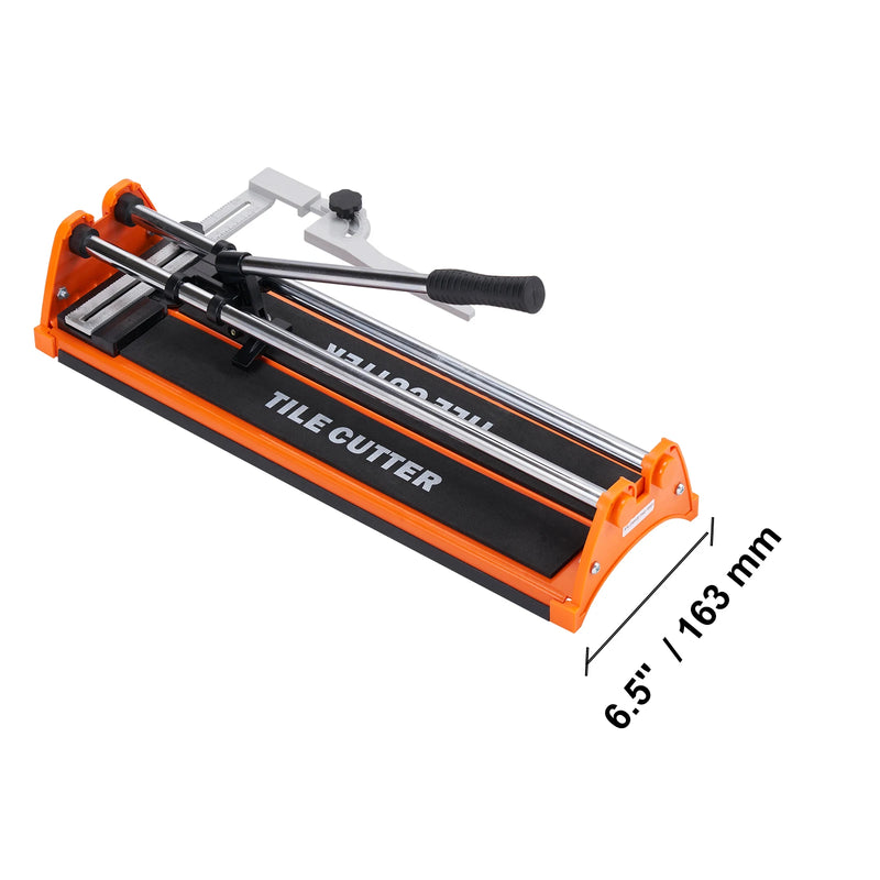 SucceBuy Manual Tile Cutter Laser Positioning Single Rails Supporting Feet Professional Push Knife for Cutting Ceramic Porcelain