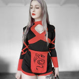 Ninja Cosplay Anime Halloween Costume for Women Adult Cosplay Dragon Ninja Warrior Costume