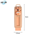 Kawaii Push Pull Capybara Eraser Soft School Supplies Clean Mess Free Stationary Office Student Rubber Eraser For Kids Gift