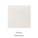 50 Sheets Creative Transparent PET Waterproof Posted It Sticky Note Pads Notepads Posits for School Stationery Office Supplies