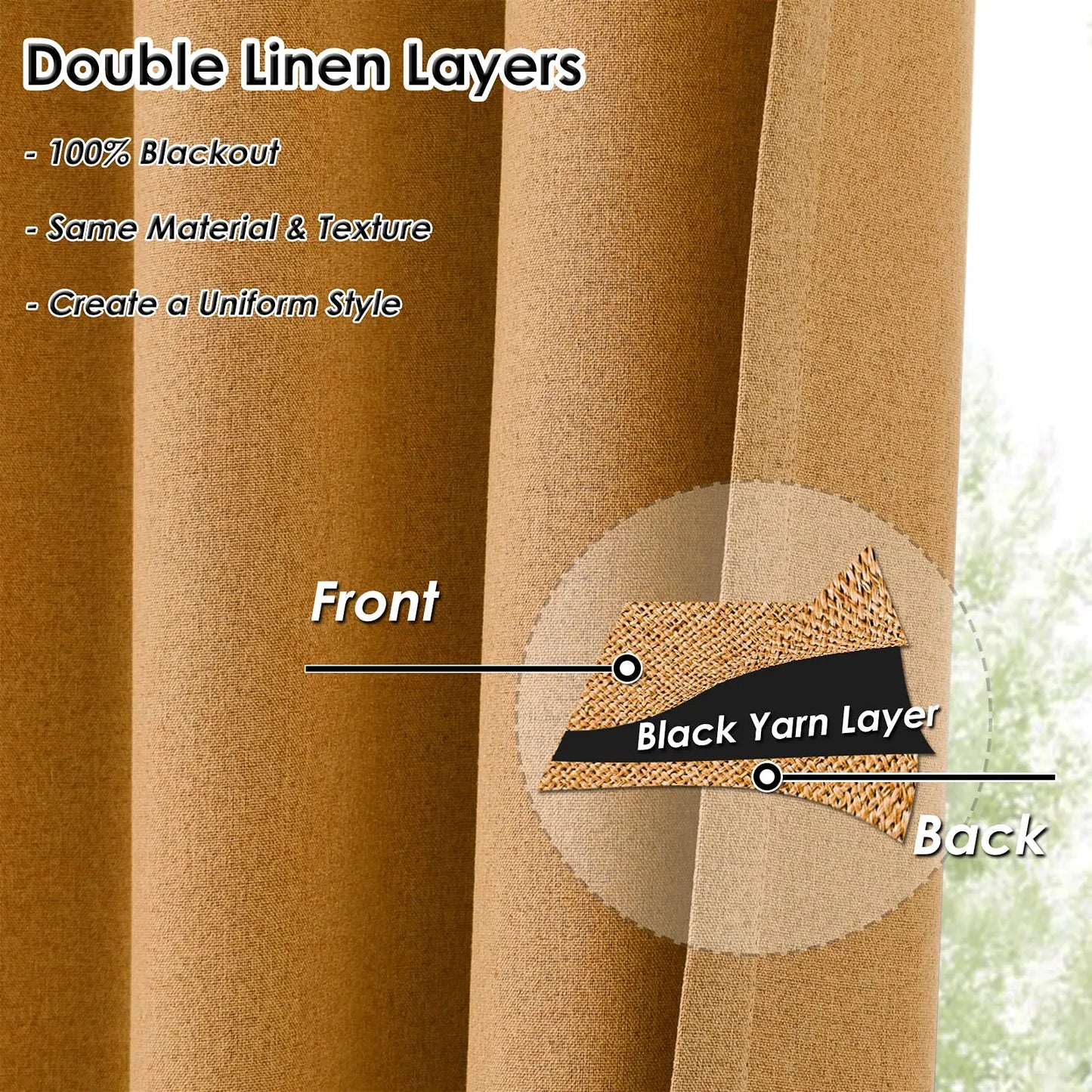 310cm Height 100% Blackout Curtains Custom Made Solid Color Curtains Bedroom Living Room Curtains For Windows Curtain