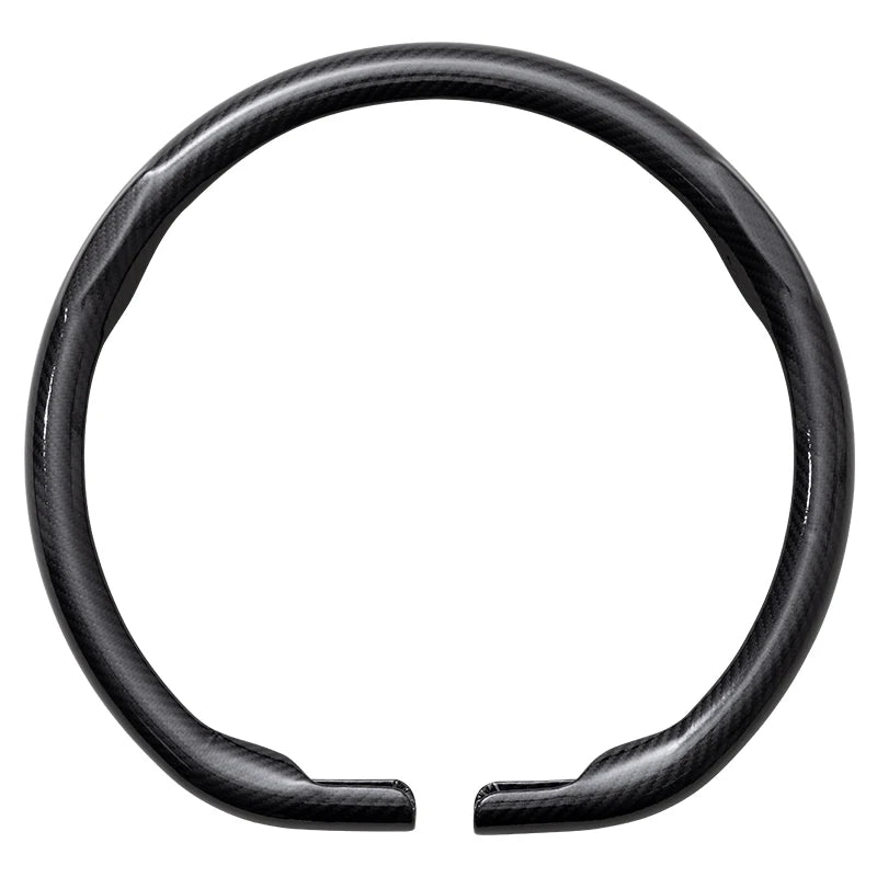 Steering Size 36-38cm Universal Non-slip D-shaped Round Breathable Car Steering Wheel Cover Protector Suitable Auto Accessories